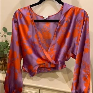 River Island beautiful purple and orange shirt
